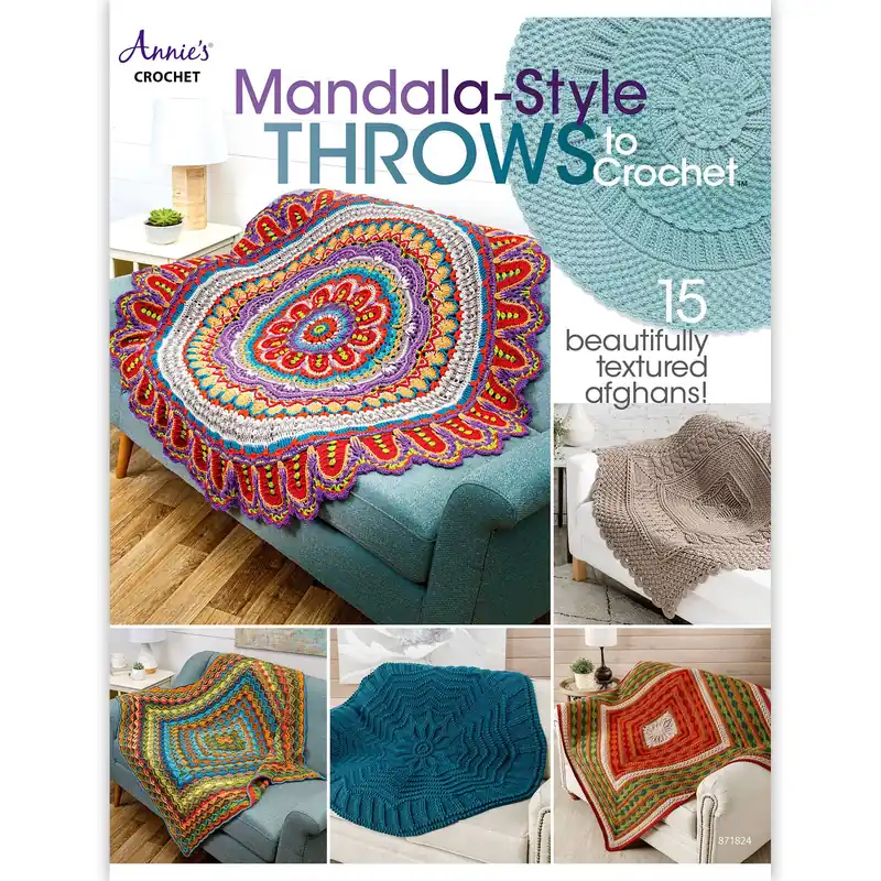 Mandala-Style Throws to Crochet Pattern Book Hot Picks