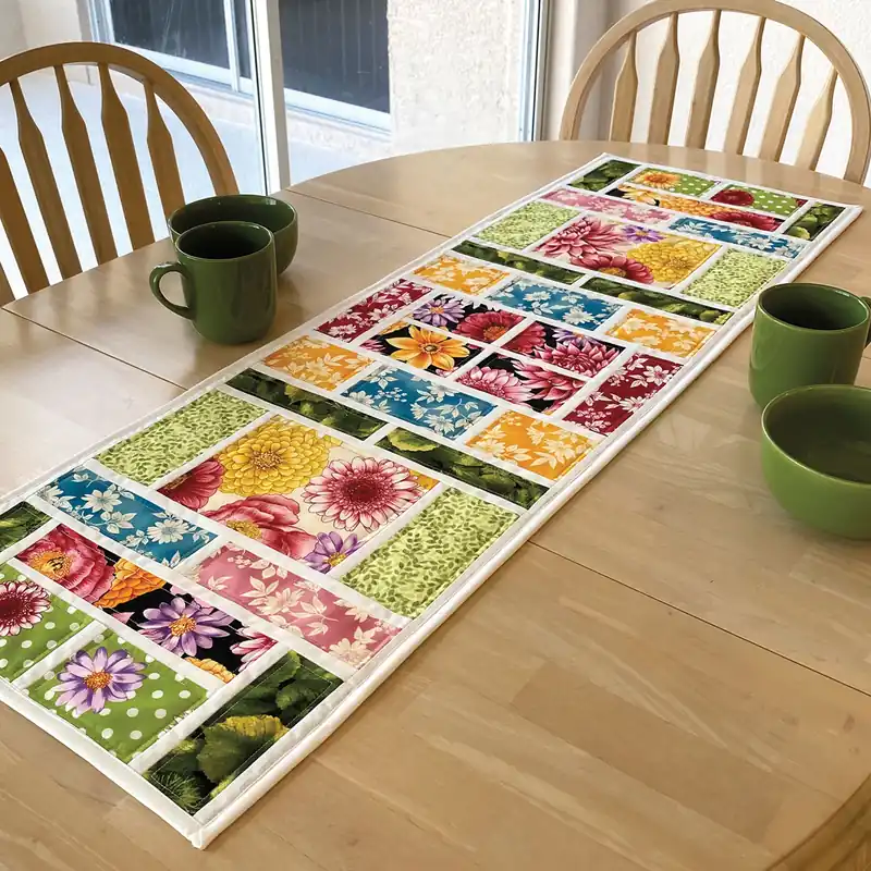 Picture Windows Table Runner Quilt Pattern - Digital Download Best Price