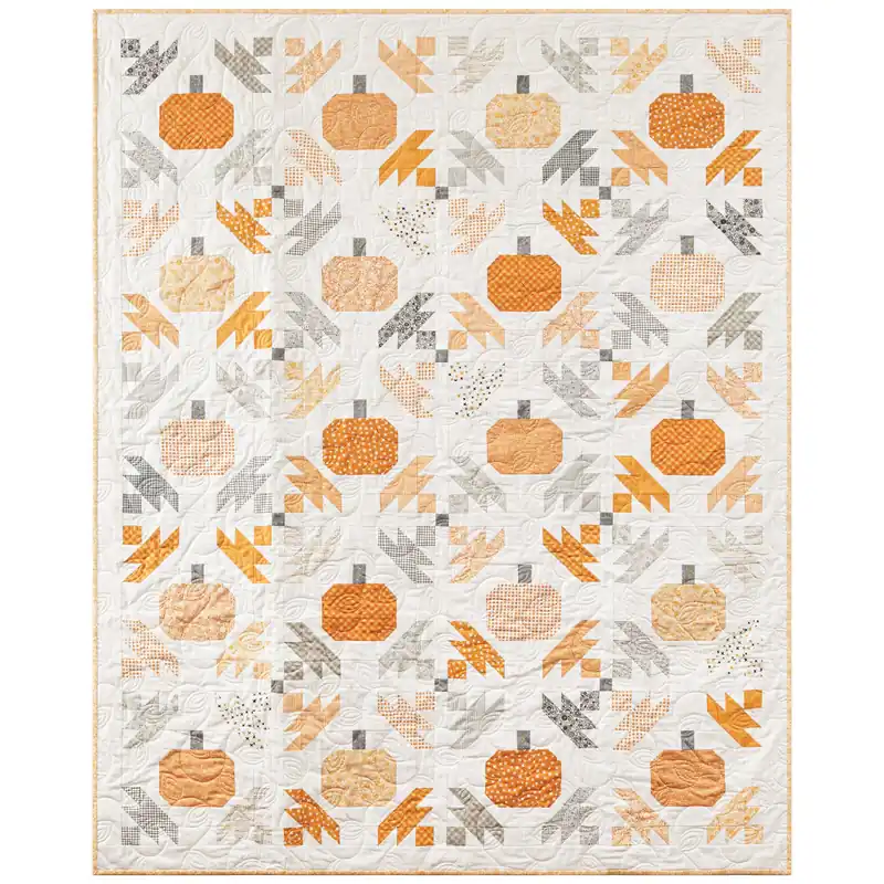 A Pumpkin A Day Quilt Pattern - Digital Download Shop Now