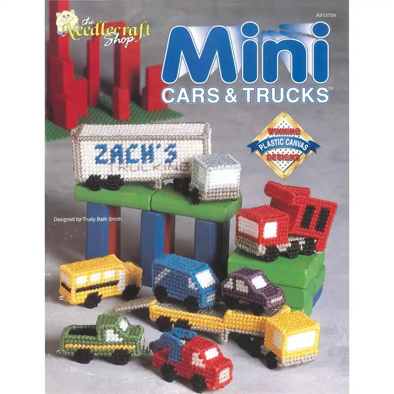 Latest Mini Cars & Trucks Plastic Canvas Pattern - Digital Download
