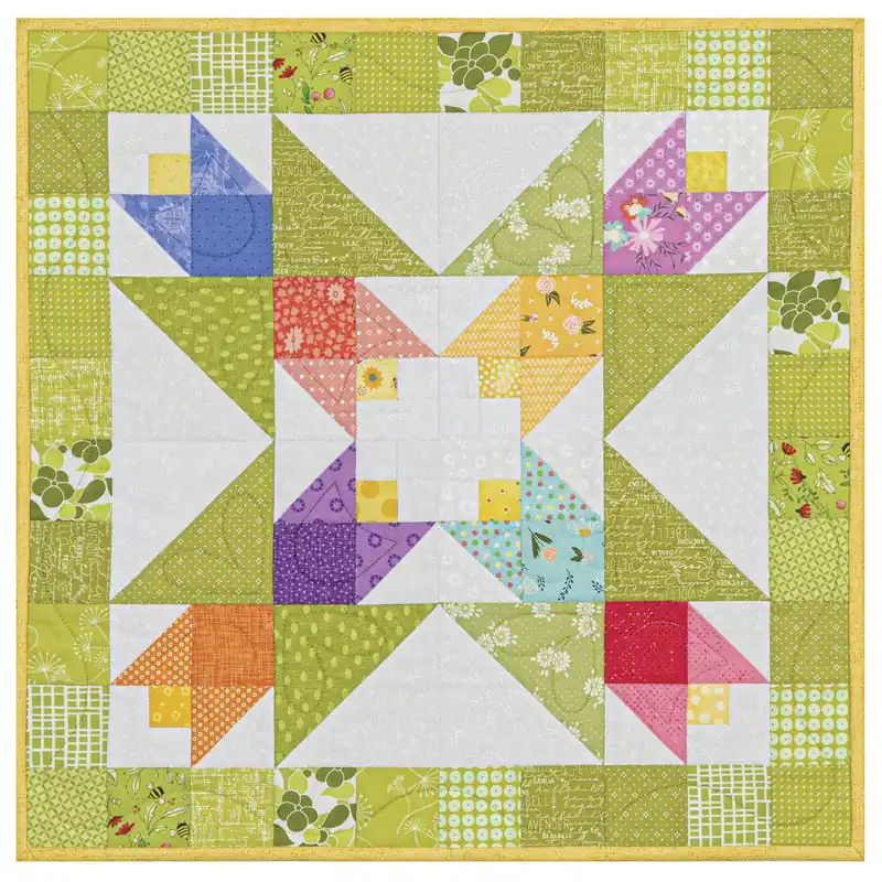 One Day Deal Tulips for the Table Topper Quilt Pattern - Digital Download