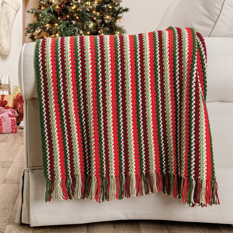 Special Offer Easy Christmas Throw Blanket Crochet Pattern - Digital Download