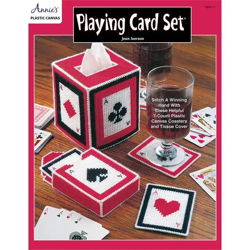 Original Playing Card Plastic Canvas Patterns - Digital Download