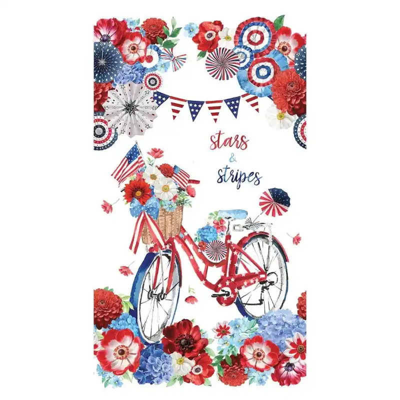 Stars & Stripes Fabric Panel 24" x 44" Place Order