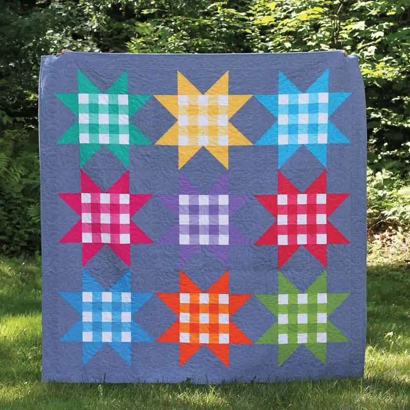 Picnic Stars Quilt Pattern - Digital Download Fan Favorite