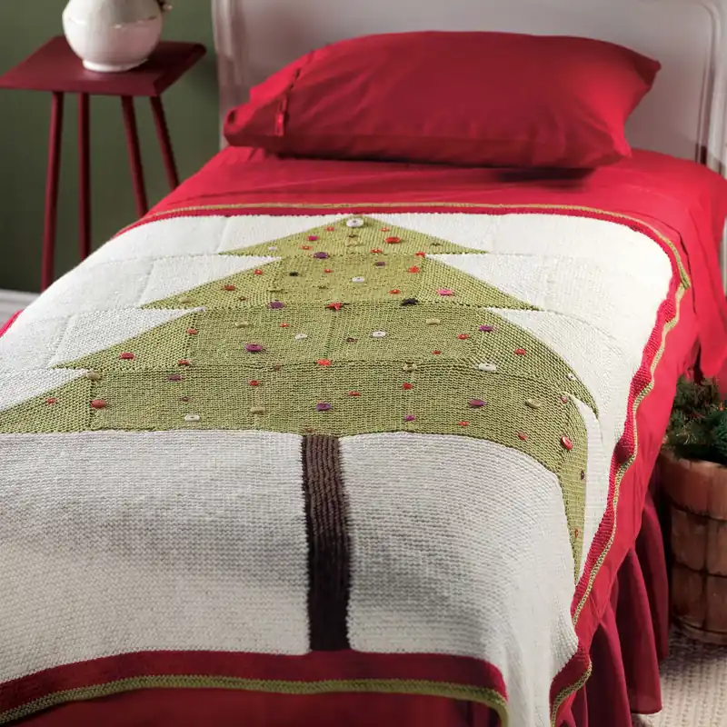 Markdown A Knitter's Tree Throw Blanket Pattern - Digital Download