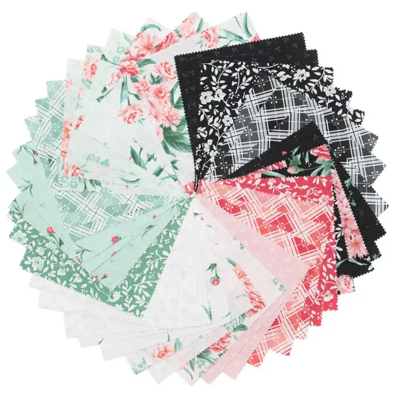 Garden Picnic Charm Pack 5" Square Fabric Charm Pack 42 Count Save Now