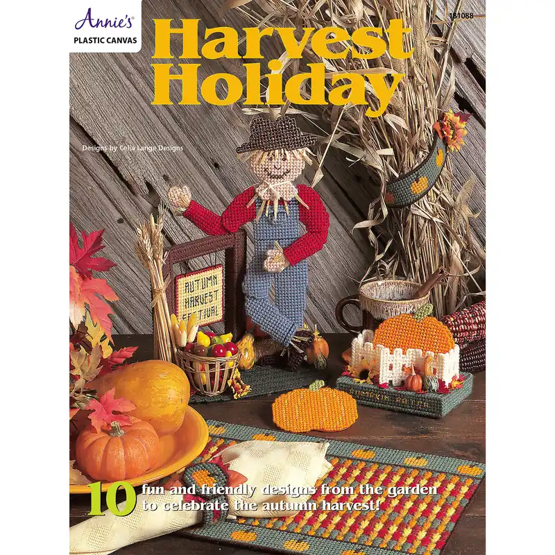 Final Sale Harvest Holiday Plastic Canvas Patterns - Digital Download