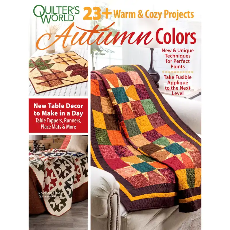 Autumn Colors Quilt Pattern Book - Digital Download Low Price