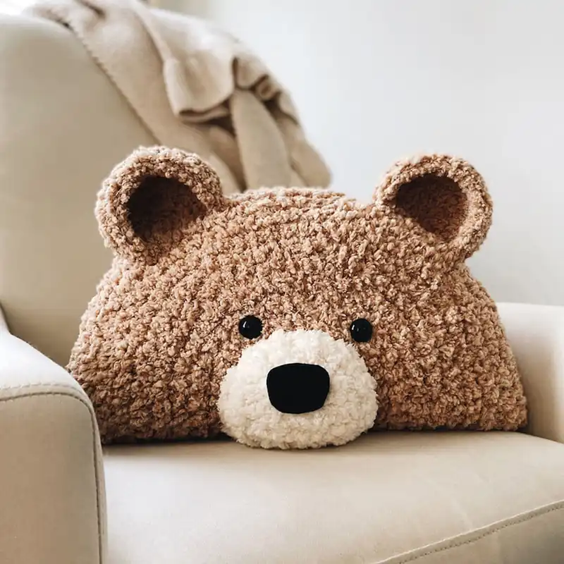 Bear Pillow Crochet Pattern - Digital Download Express Delivery