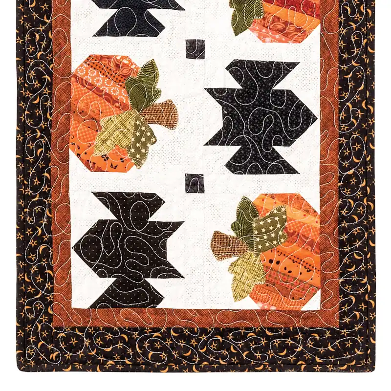 EXCLUSIVELY ANNIE'S QUILT DESIGNS: Bats In the Patch Table Runner Quilt Pattern - Digital Download Best Choice