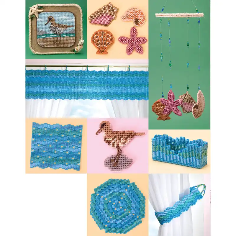 Limited Time By The Sea Plastic Canvas Plastic Canvas Patterns - Digital Download