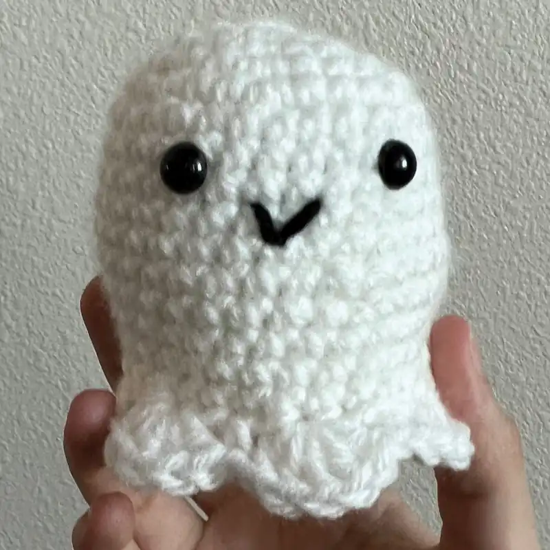 Bargain Ghost Amigurumi Crochet Pattern - Digital Download