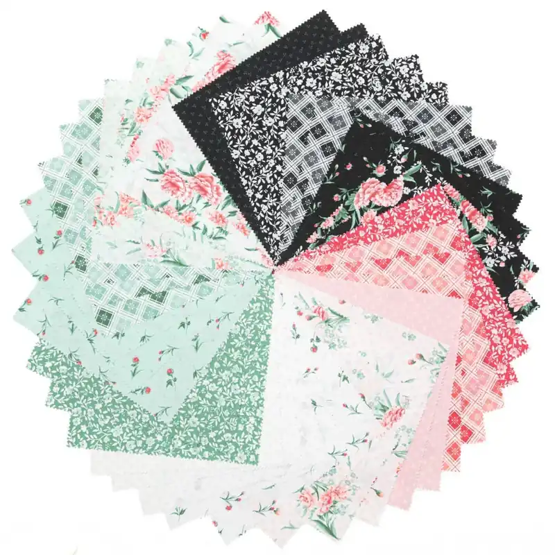 Grab Now Garden Picnic 10" Square Fabric Pack 42 Count