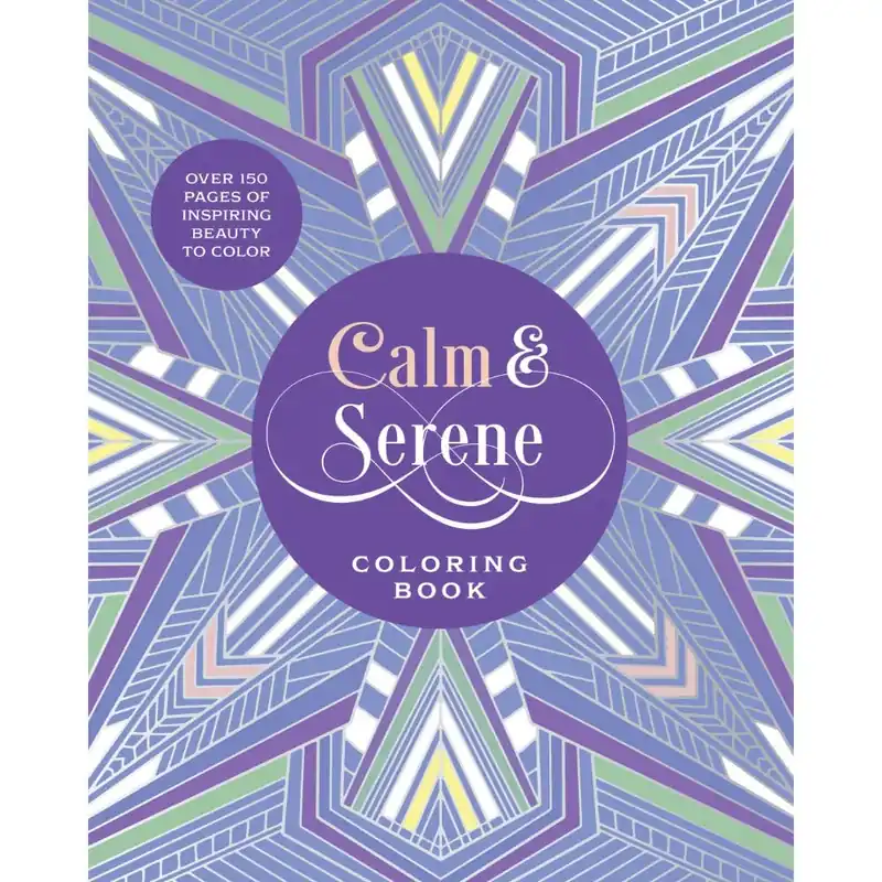 Express Delivery Calm & Serene Adult Coloring Book
