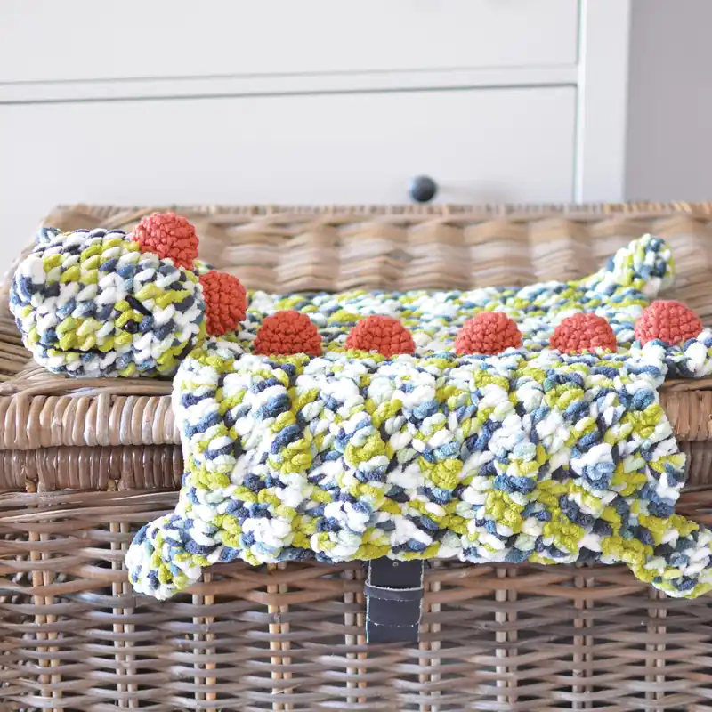 Bulk Order Dino Safety Blanket Amigurumi Crochet Pattern - Digital Download