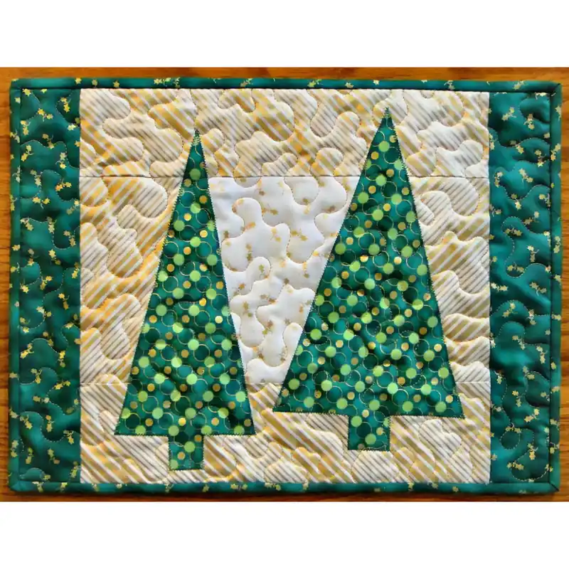 Yuletide Greens Table Runner Quilt Pattern - Digital Download Must Have