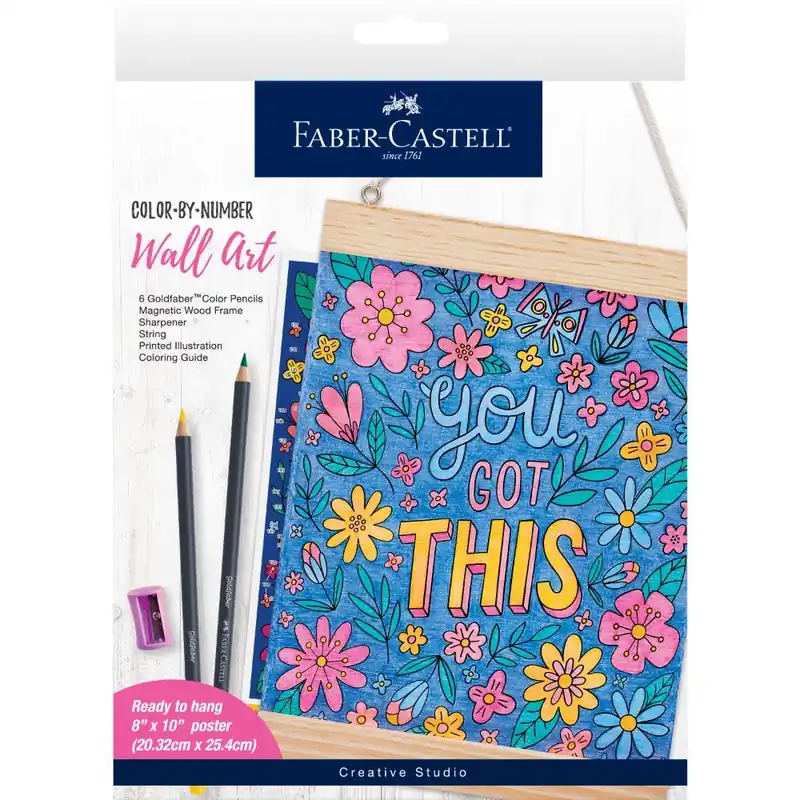 Color by Number Wall Art Kit You Got This Free Shipping