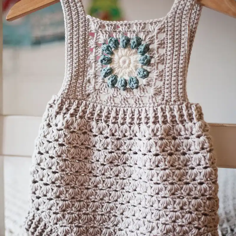 Granny Square Romper Crochet Pattern - Digital Download Fast Shipping