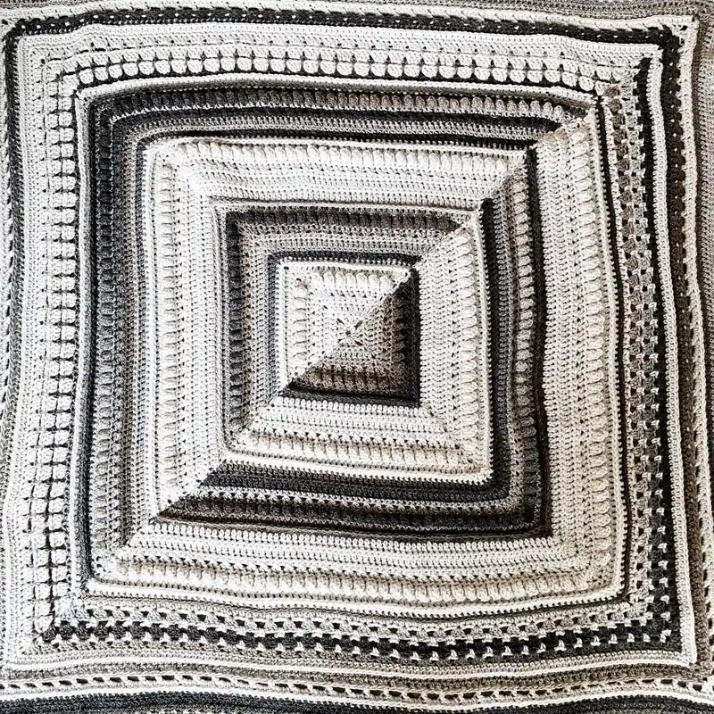 Today Only Cortado Throw Blanket Crochet Pattern - Digital Download
