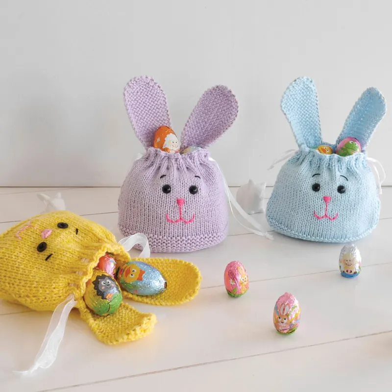 Bunny Bag Knit Pattern - Digital Download Handmade