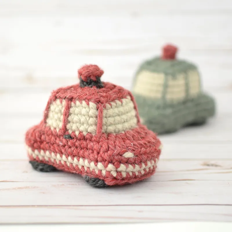 Vintage Emergency Vehicles Amigurumi Crochet Pattern - Digital Download Direct From Manufacturer