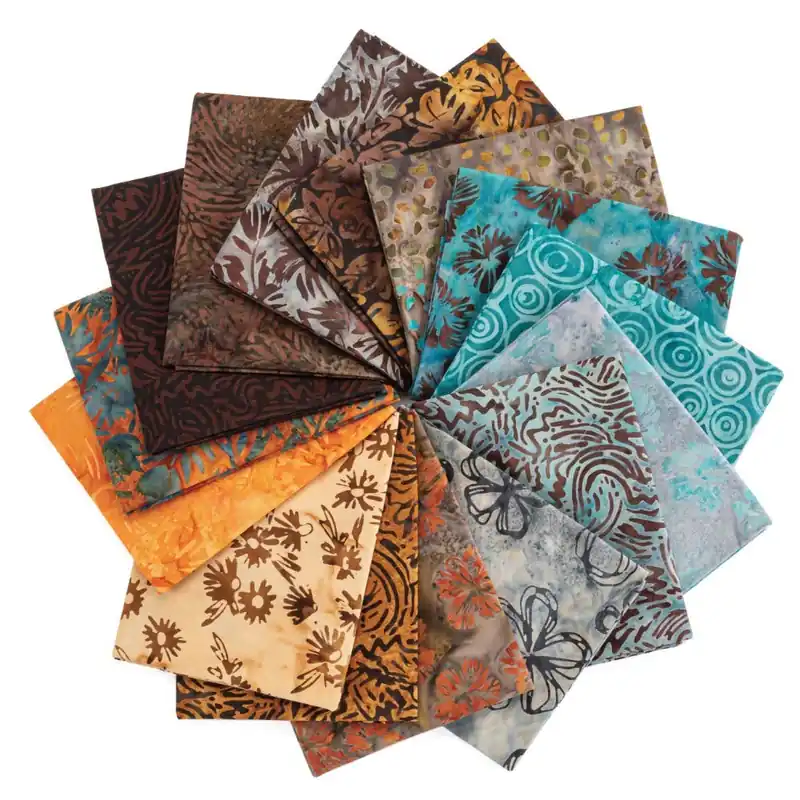 Authentic Baliscapes Dapper 18" x 24" Fabric Fat Quarter Pack
