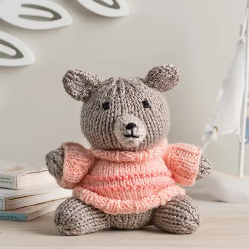 Sweet Little Teddy Knit Pattern - Digital Download Instant Buy
