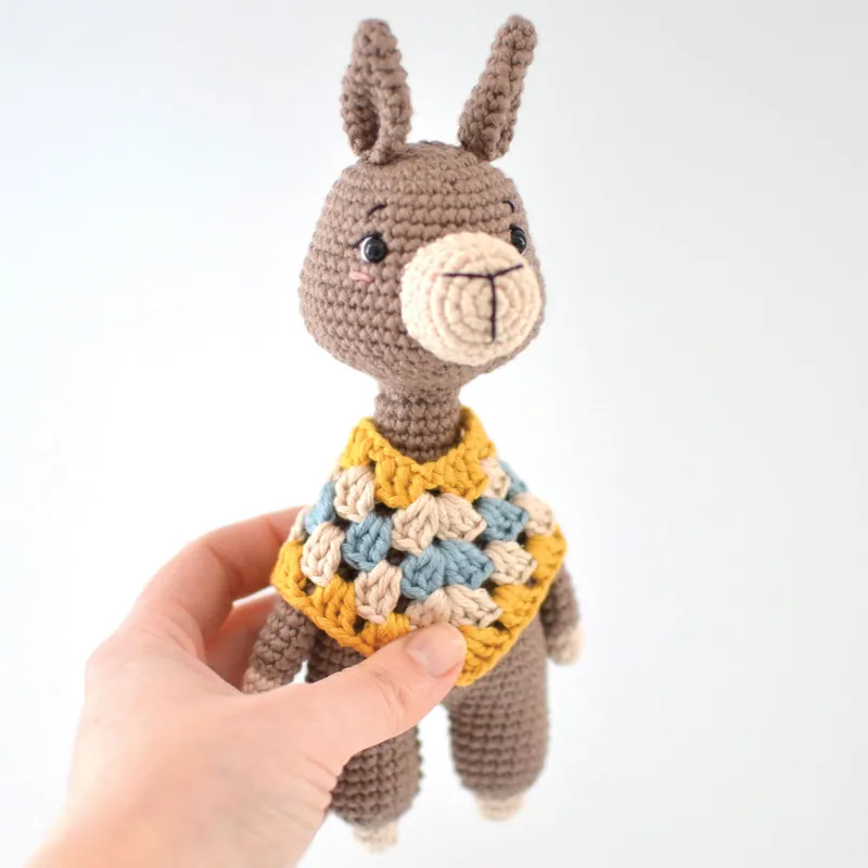 Fernando the Llama Amigurumi Crochet Pattern - Digital Download Authentic