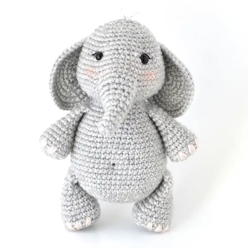 George the Elephant Amigurumi Crochet Pattern - Digital Download Authentic