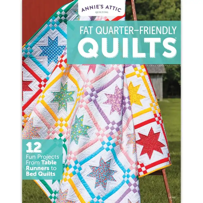 Brand New Fat-Quarter Friendly Quilts Pattern Book