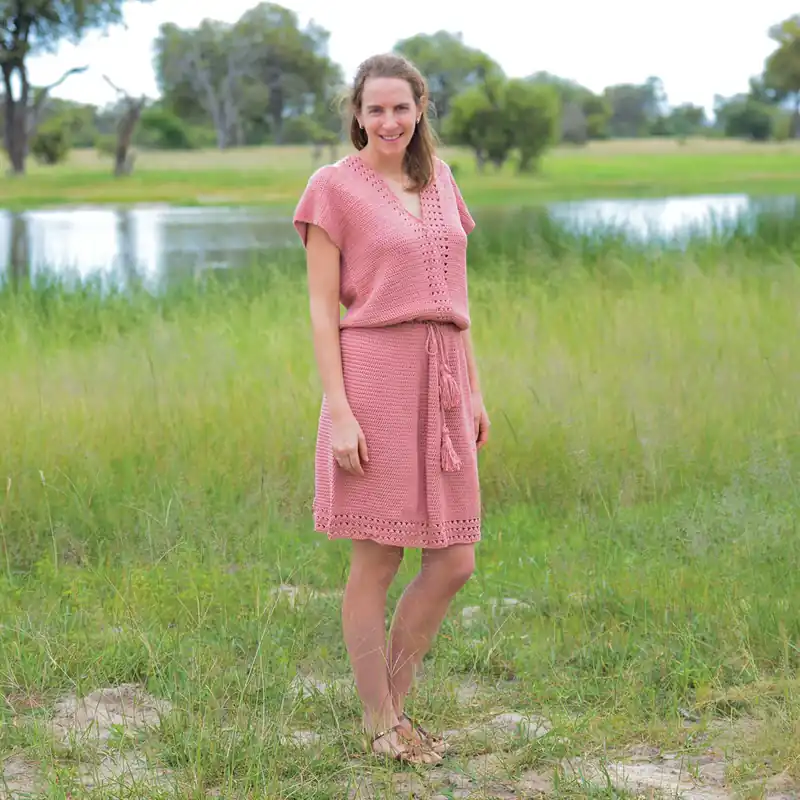 Cache Coeur Dress Crochet Pattern - Digital Download Budget