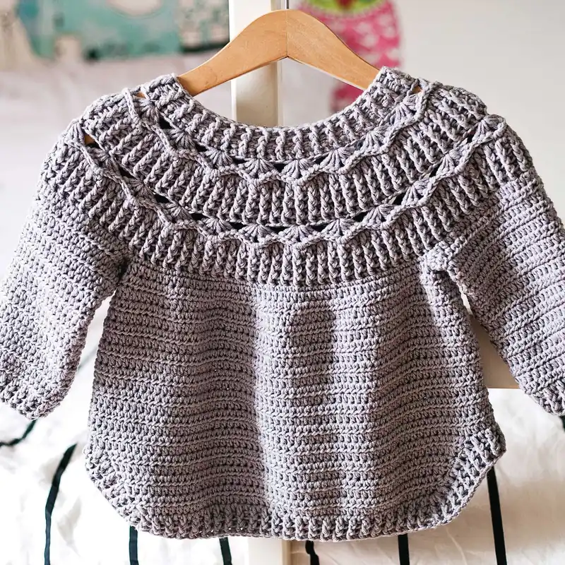 Hot Picks Ester Sweater Crochet Pattern - Digital Download