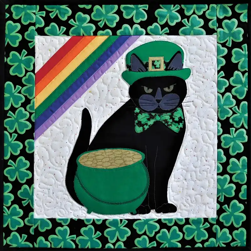 New Arrival Grumpy Leprechaun Wall Hanging Quilt Pattern - Digital Download