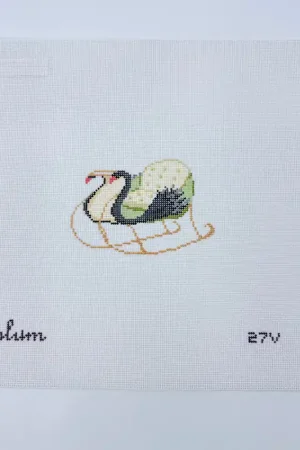 Markdown The Black Swan Sleigh Canvas