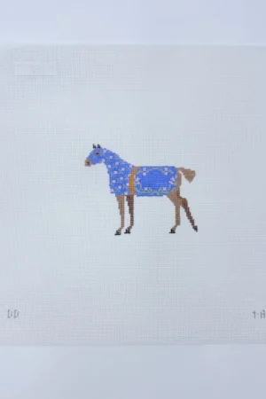 Bargain Lilac Horse Needlepoint Canvas