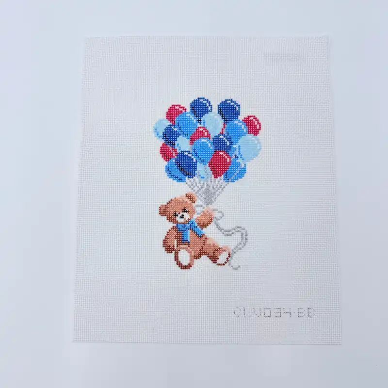 Bear with Blue Balloons Canvas Price Drop