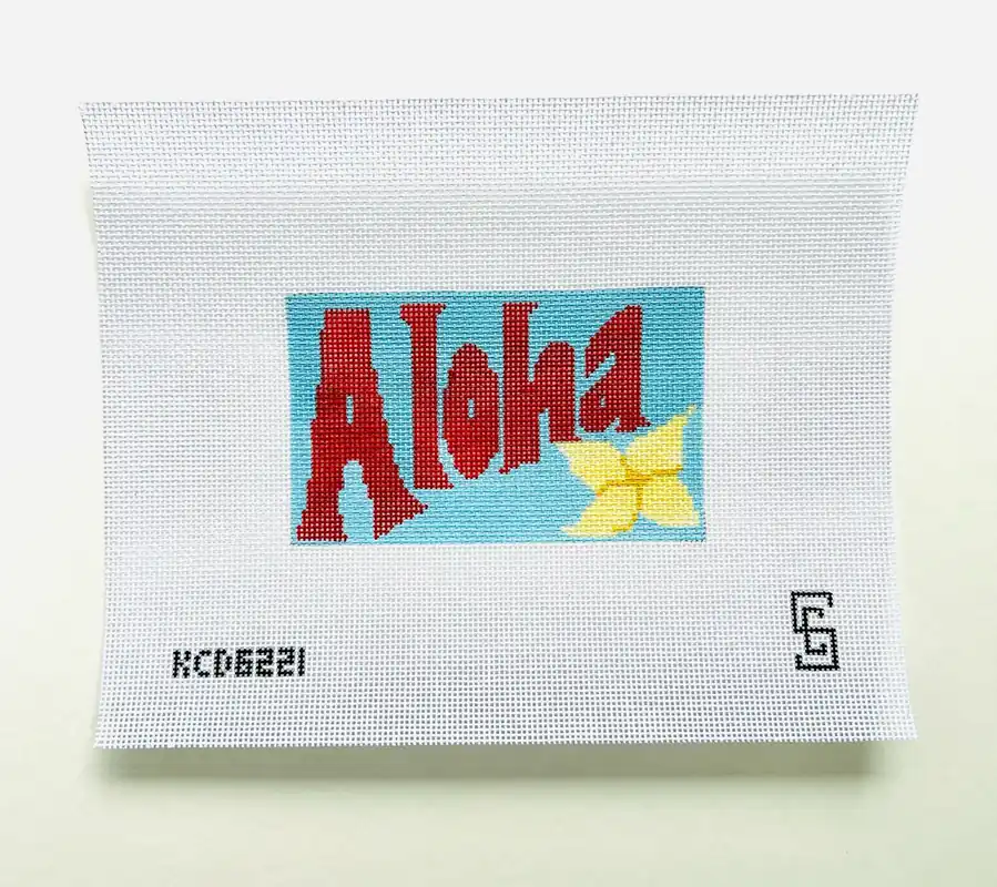 Aloha Needlepoint Canvas Hassle-Free Returns