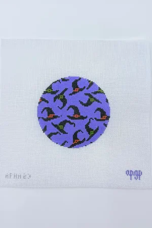 Witch Hats Round Canvas Place Order