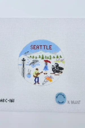 Seattle Travel Round Canvas Money Back Guarantee