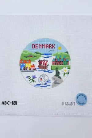 Denmark Travel Round Canvas New Arrival