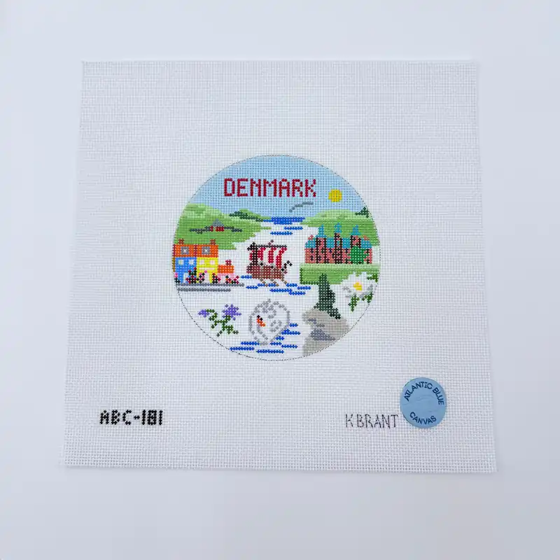 Denmark Travel Round Canvas New Arrival