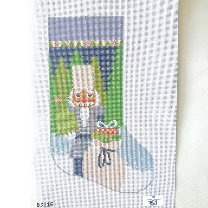 Winter Solstice Bauble Stocking Canvas Next Day Delivery