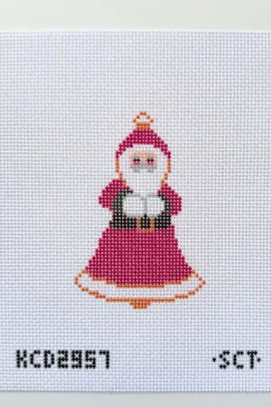 Bell Santa Needlepoint Canvas Sale