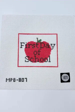 Genuine First Day of School Canvas
