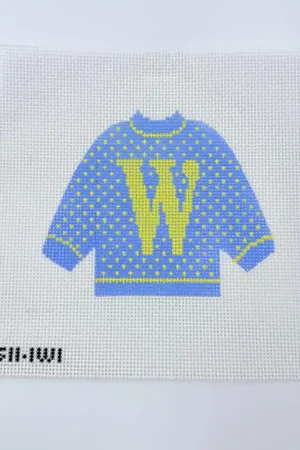 Letter Pullover- W Handmade