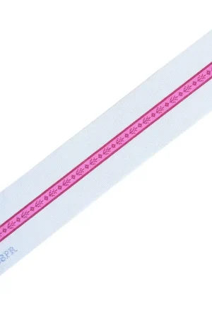 Bedford - Pink/Red Needlepoint Canvas Weekend Sale
