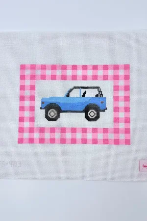 Top Pick Pink Gingham SUV Canvas