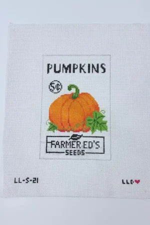 Free Shipping Pumpkins Seed Packet Canvas