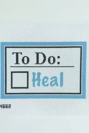 Best Seller To Do: Heal Needlepoint Canvas
